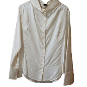 GianFranco Ferre Oprah Winfrey Owned Round Neck Long Sleeve Blouse LG 46